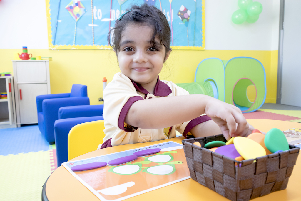 Girl playing