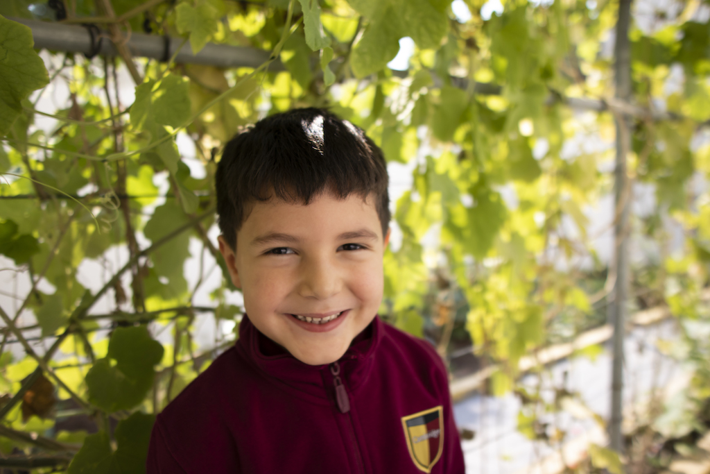 Boy outdoors